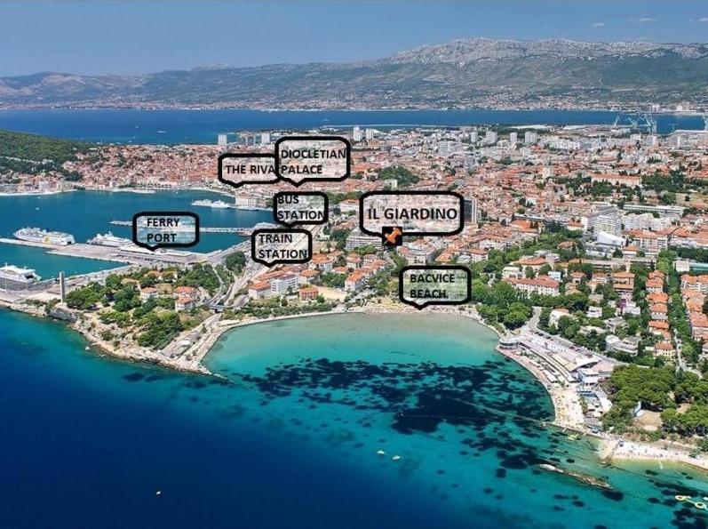 Il Giardino Luxury Rooms & Suites Сплит Екстериор снимка